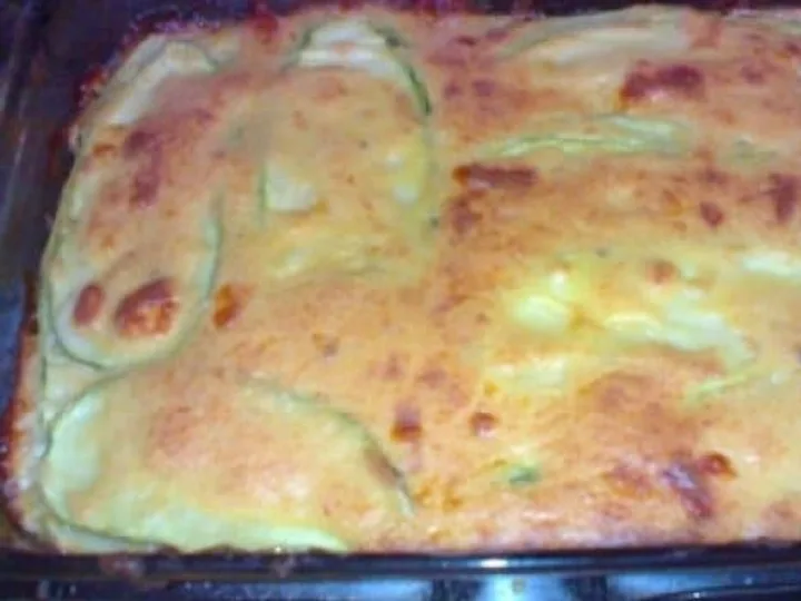 Abobrinha ao Forno com Creme de Cebola