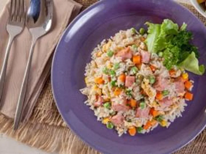 Arroz de Forno com Presunto e Mussarela