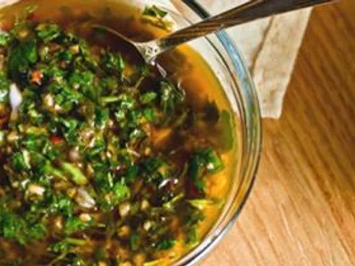 Chimichurri, tempero Argentino pra carnes