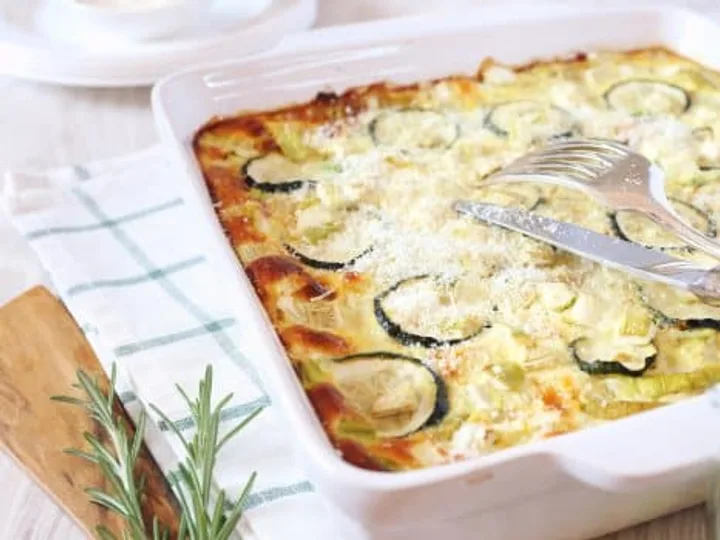 Gratinado de Abobrinha e Palmito