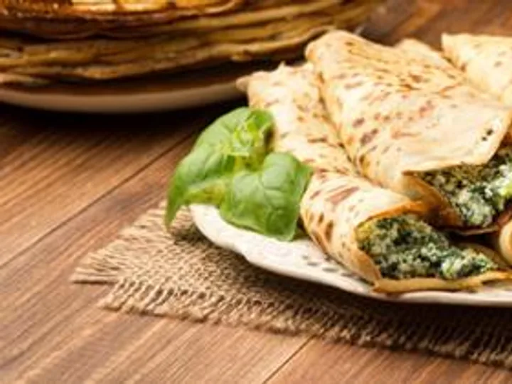 Panqueca de Ricota com Espinafre
