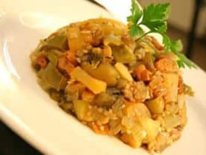 Salada de Berinjela com Maçã