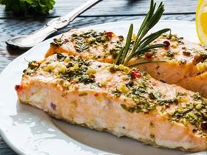 Salmão Assado
