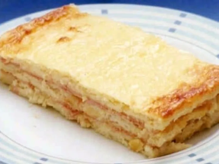 Sanduíche de Forno de Presunto e Queijo
