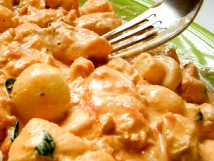 Strogonoff de Frango com Requeijão
