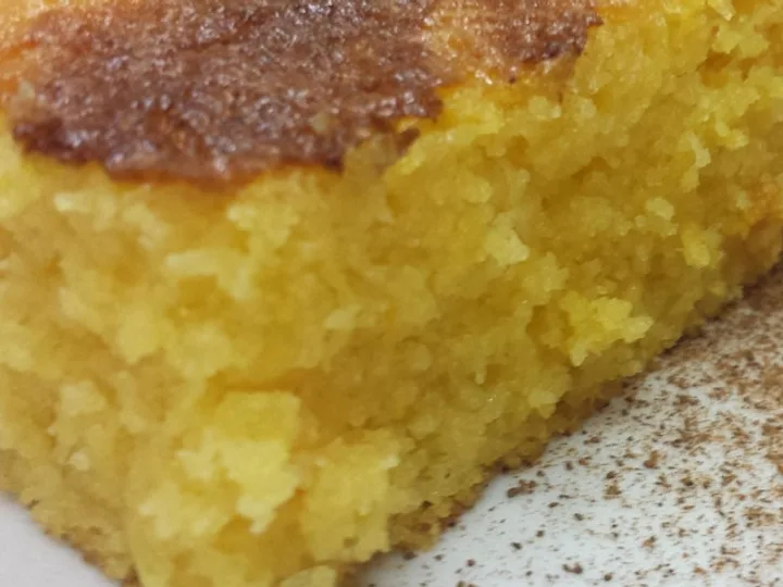 Bolo de Milho com Milharina no Liquidificador