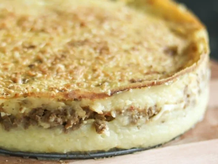Bolo de Batatas com Carne Moída