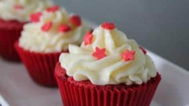 Receita de Cupcake Veludo Vermelho (Red Velvet), enviada por Andrea Coser - Prazer à Mesa
