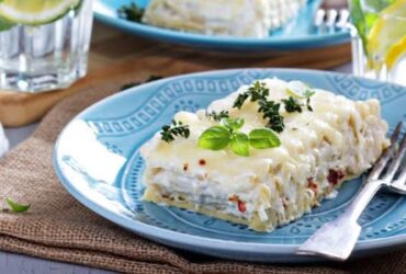 Receita de Lasanha de Queijo e Presunto Muito Rápida, enviada por Maria Cristina - Prazer à Mesa