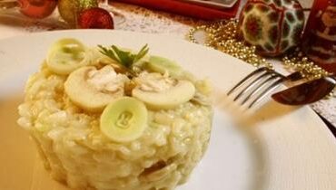 Receita de Risoto de Alho-poró e Cogumelos Frescos, enviada por Adege Adalgisa - Prazer à Mesa